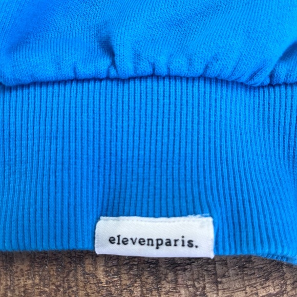 Eleven Paris Blue Hoodie with Purple Graphic - Picture 8 of 13